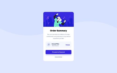 Frontend Mentor | Order-summary-component coding challenge solution