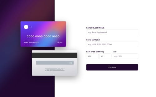 Responsive VCard details component using html, css, Vanilla js coding ...