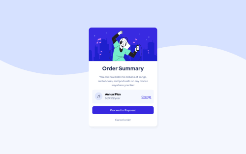 Responsive CSS card using flex-box coding challenge solution