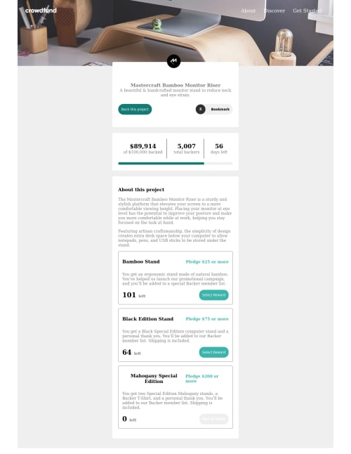 Responsive website using html, css and Javascript coding challenge solution