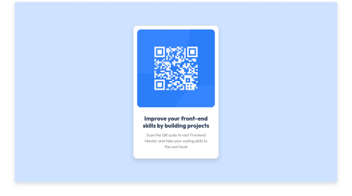 QR code component solution by bootstrap css grid and card coding ...
