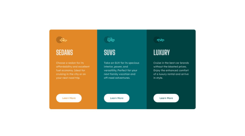 Landing page using CSS Flex coding challenge solution