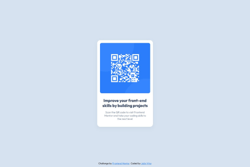 QR Code Component coding challenge solution