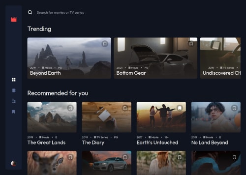 Movie app using Next.js (App router), Typescript and tailwind css ...