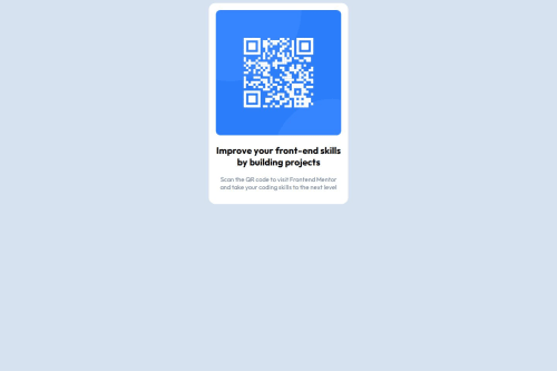 QR Code coding challenge solution