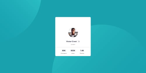 Responsive page with CSS and HTML. coding challenge solution