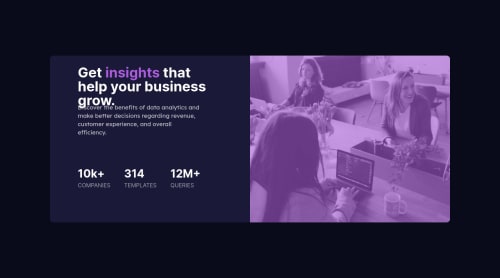 Simple stats card using HTML and CSS coding challenge solution