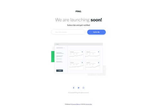 Frontend Mentor | Responsive Email Form Page using CSS Grid in ...