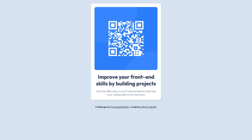 Frontend Mentor | Mobile First qr code component coding challenge solution