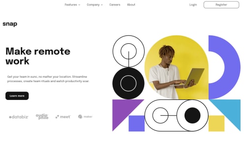 A home page with HTML, CSS and JS coding challenge solution