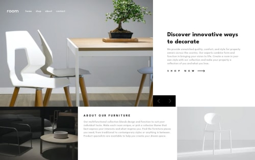 Responsive lading page room coding challenge solution | Frontend Mentor