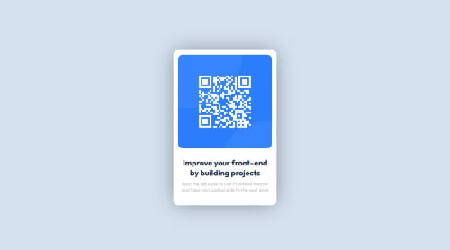 QR Code Component coding challenge solution