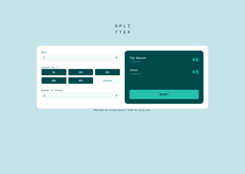 tip-calculator-app-main using CSS grid/flex coding challenge solution