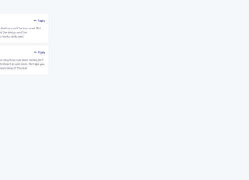 Mobile First Interactive Comments Section using HTML5, CSS3 and JS ...