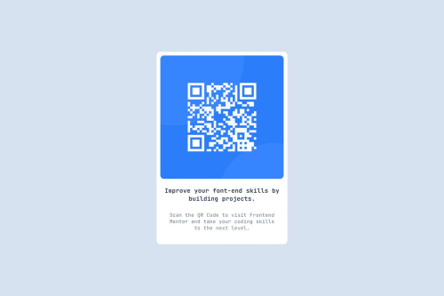 Frontend Mentor | QR Code Page coding challenge solution