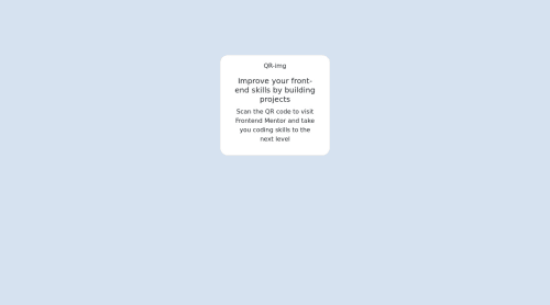 Responsive QR code page with bootstrap coding challenge solution