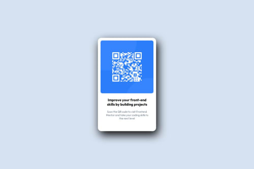 Frontend Mentor | QR code component coding challenge solution