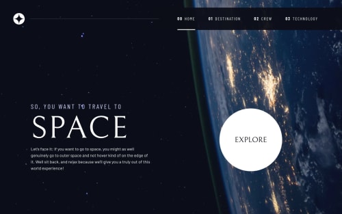 Responsive website using html, css and JavaScript coding challenge solution