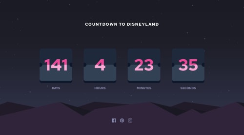Frontend Mentor | Tailwindcss and React countdown coding challenge solution