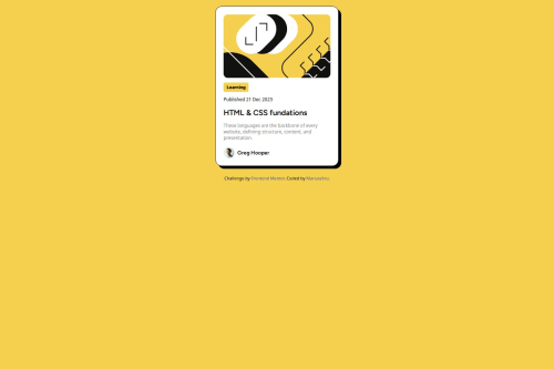 FM_blog_preview_card coding challenge solution