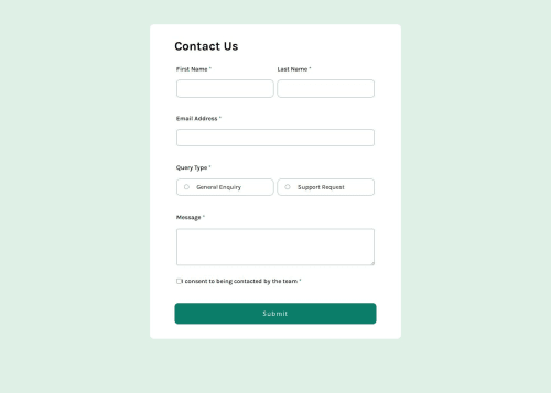 Done with vite and react hook form coding challenge solution