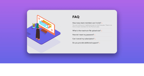 FAQ - Design responsivo - HTML / CSS / JAVASCRIPT coding challenge solution