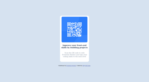 Qr code coding challenge solution