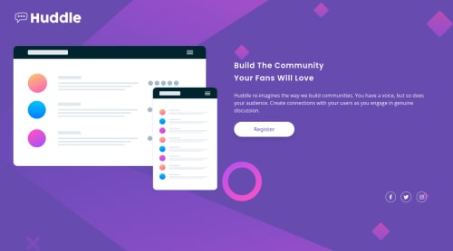 Responsive landing page using Tailwind CSS coding challenge solution
