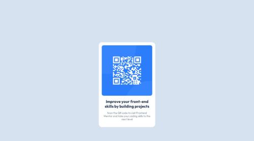 QR code component project coding challenge solution