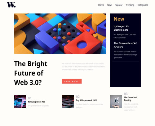 News page using [React.js,Typescript,GSAP] coding challenge solution