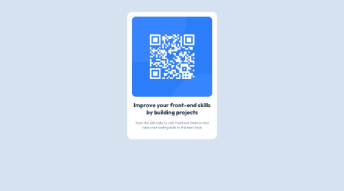 QR code component coding challenge solution