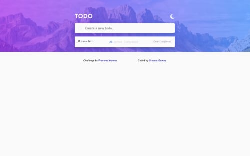 Todo App React hooks coding challenge solution