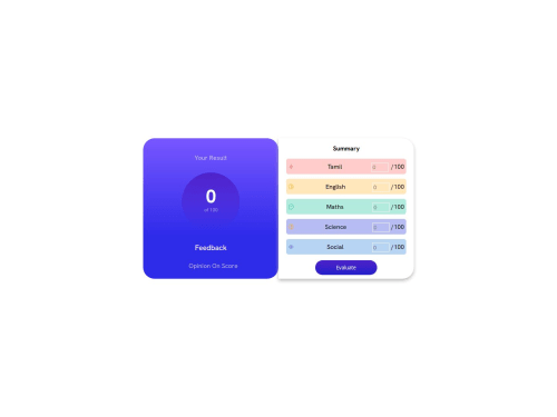 Result - Summary coding challenge solution