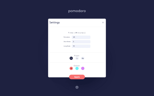 Responsive Pomodoro app using Angular, scss, rxjs coding challenge solution