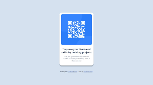 First Challenge - QR Code coding challenge solution