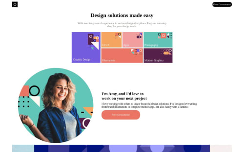 Responsive designer portfolio coding challenge solution