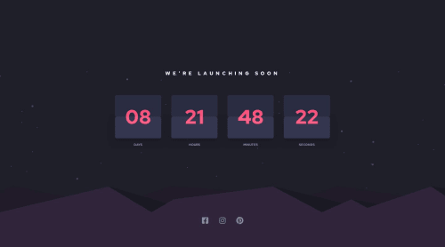 Launch countdown timer | VUE SCSS TS coding challenge solution
