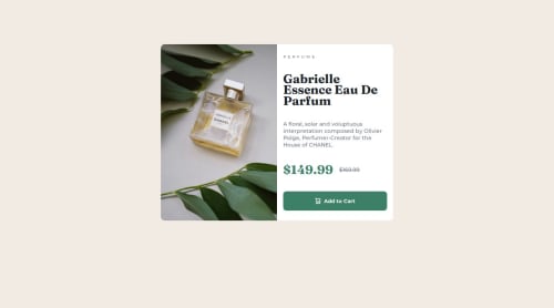 Product Review Card in React coding challenge solution