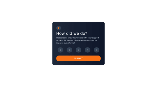 Simple rating page with tailwindcss coding challenge solution