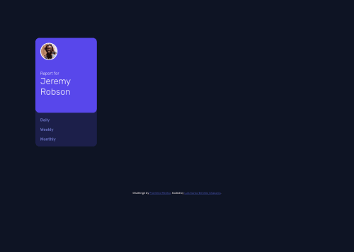 time-tracking-dashboard coding challenge solution