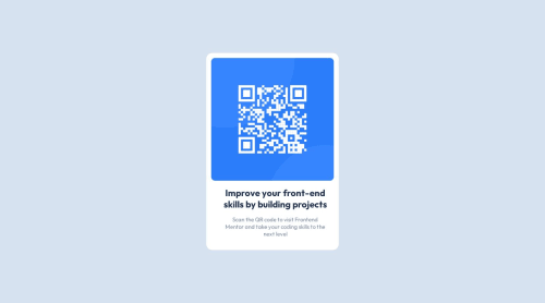 My first challenge - QR code coding challenge solution