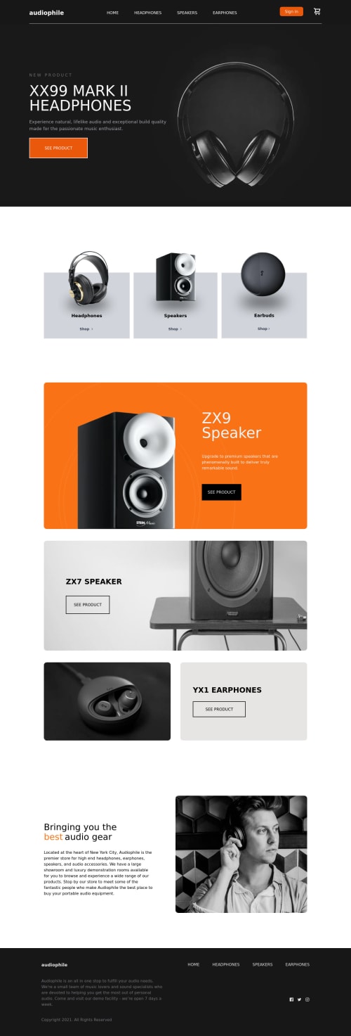 Ecommerce website using React coding challenge solution
