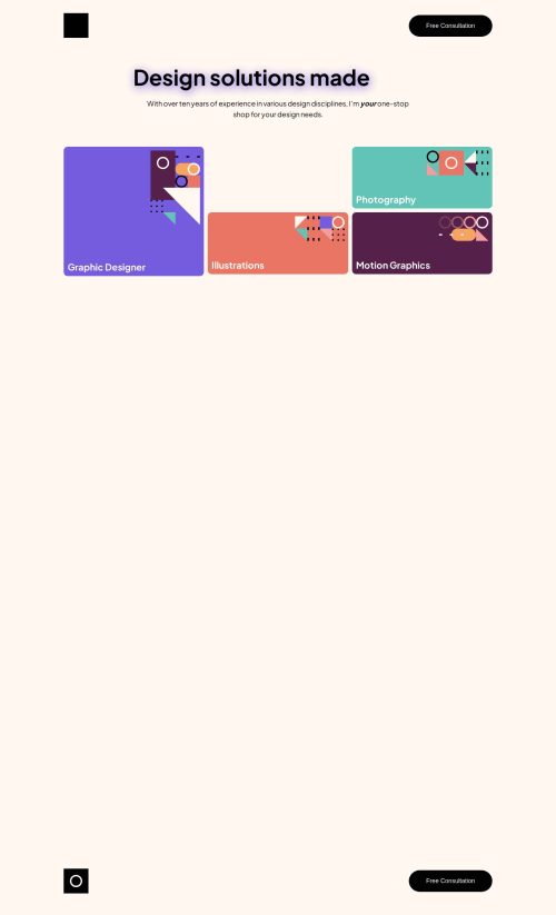 Responsive Design Portfolio Page WITH hover/scrolling animations coding ...