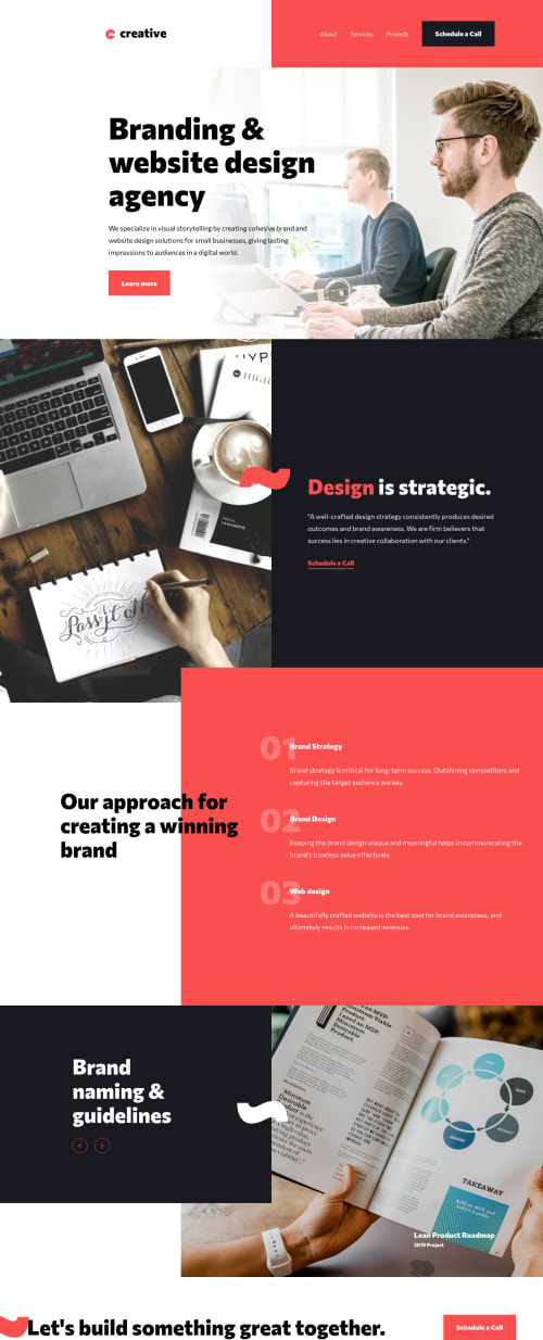 Frontend Mentor | Creative age single page with HTML, CSS, JS coding ...