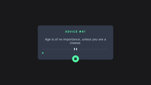 Frontend Mentor | Advice-generator-app using Bootstrap coding challenge ...