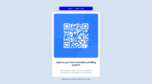 Frontend Mentor | QR Code coding challenge solution