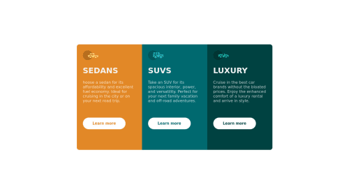 Responsive 3-column-preview-card coding challenge solution