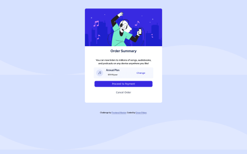 Página feita com HTML e CSS coding challenge solution | Frontend Mentor