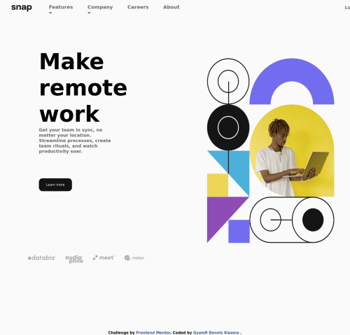 Intro-Section with dropdown navigation using html & Css coding ...