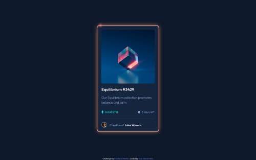 Hover state with animations coding challenge solution